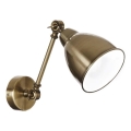 Ideal Lux - Nástěnná lampa 1xE27/42W/230V bronzová