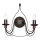 Ideal Lux - Nástěnná lampa CORTE 2xE14/40W/230V měď