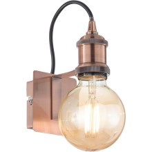 Ideal Lux - Nástěnná lampa FRIDA 1xE27/60W/230V měď