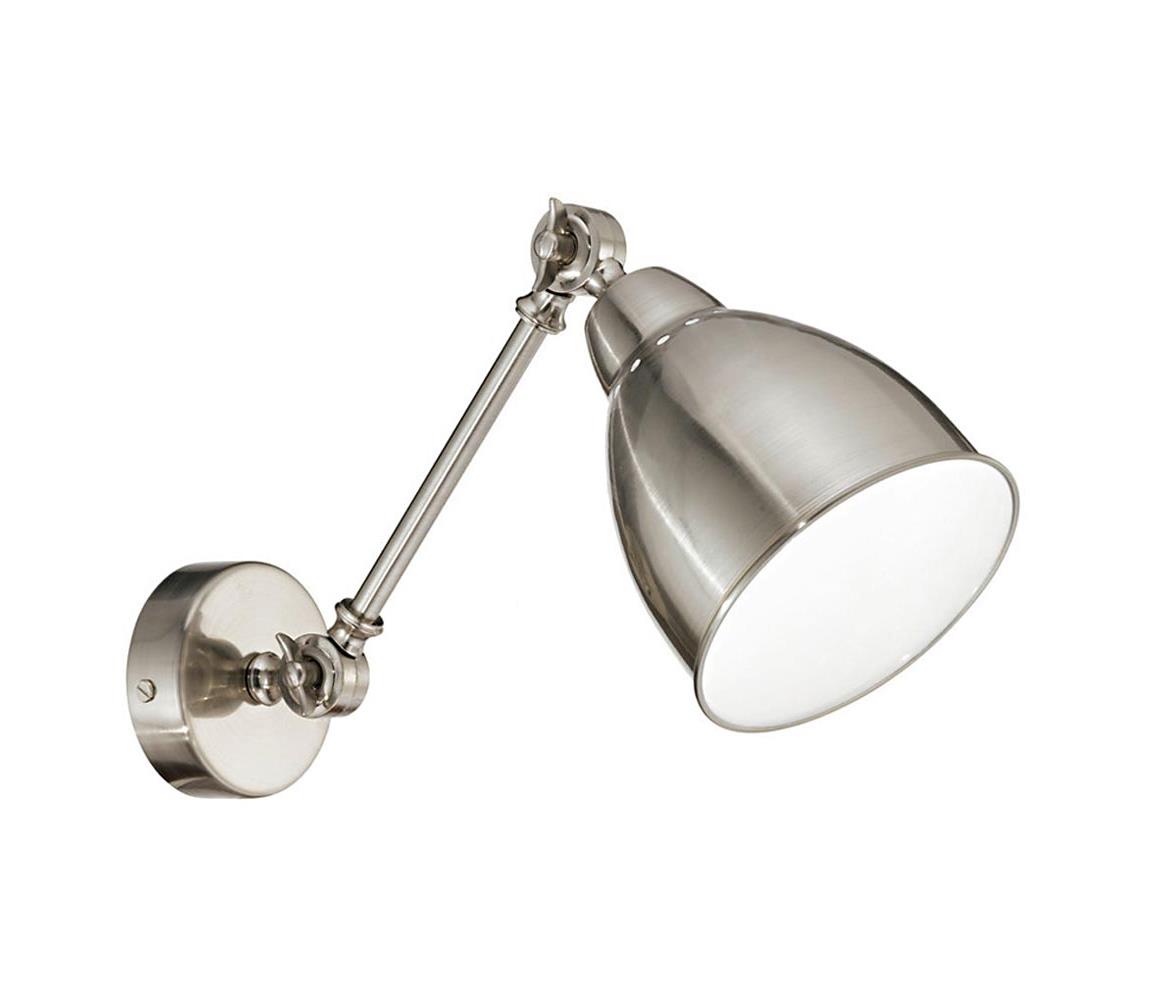 Ideal Lux - Nástěnná lampa NEWTON 1xE27/42W/230V lesklý chrom 016399