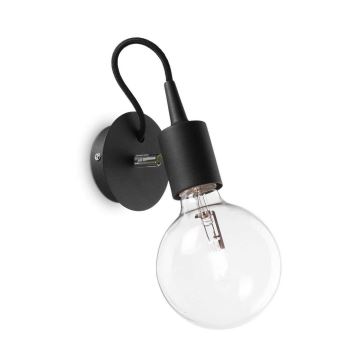 Ideal Lux - Nástěnné svítidlo 1xE27/60W/230V černá