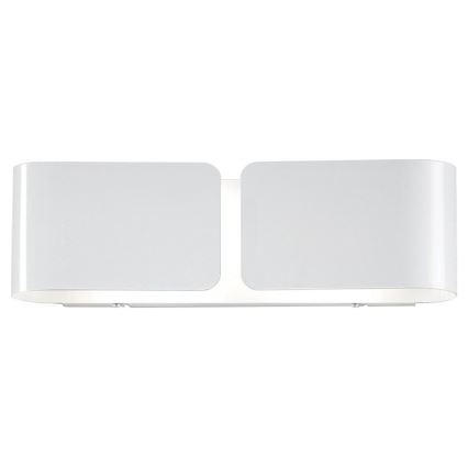 Ideal Lux - Nástěnné svítidlo CLIP 2xE27/60W/230V bílá