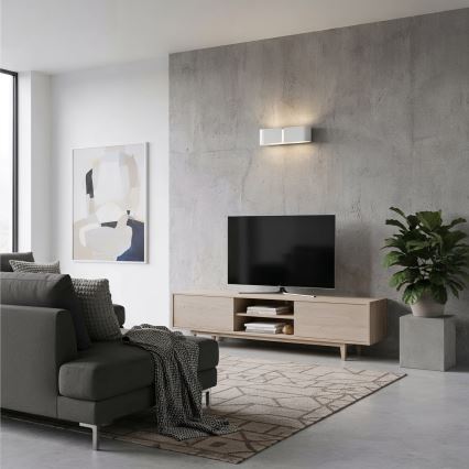 Ideal Lux - Nástěnné svítidlo CLIP 2xE27/60W/230V bílá