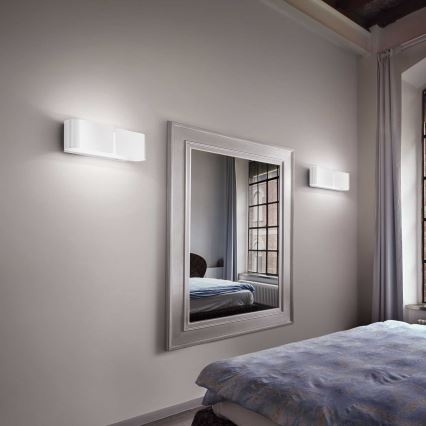 Ideal Lux - Nástěnné svítidlo CLIP 2xE27/60W/230V bílá