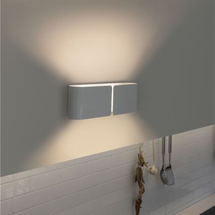 Ideal Lux - Nástěnné svítidlo CLIP 2xE27/60W/230V bílá