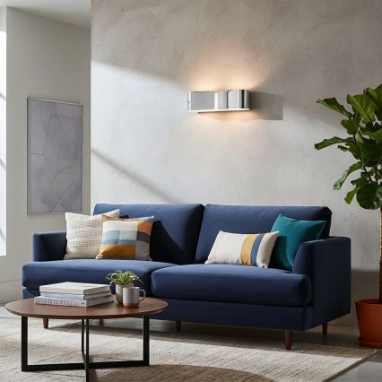 Ideal Lux - Nástěnné svítidlo CLIP 2xE27/60W/230V lesklý chrom