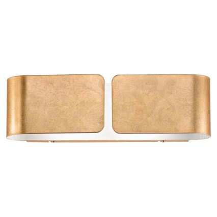 Ideal Lux - Nástěnné svítidlo CLIP 2xE27/60W/230V zlatá