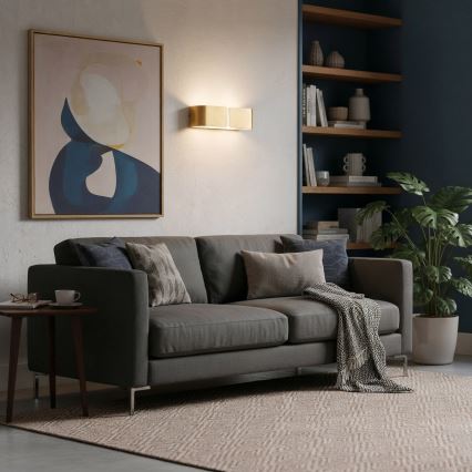 Ideal Lux - Nástěnné svítidlo CLIP 2xE27/60W/230V zlatá