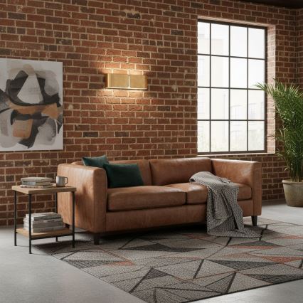 Ideal Lux - Nástěnné svítidlo CLIP 2xE27/60W/230V zlatá