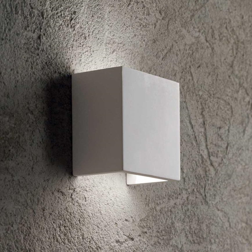 Ideal Lux - Nástěnné svítidlo FLASH GESSO 1xG9/40W/230V bílá