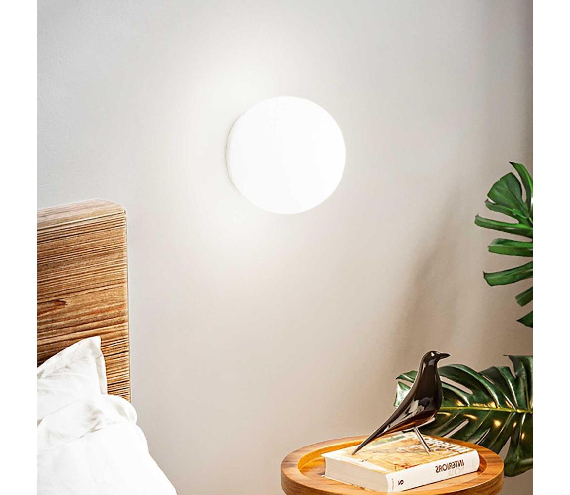Ideal Lux - Nástěnné svítidlo MAPA 1xE27/42W/230V pr. 30 cm bílá 59822