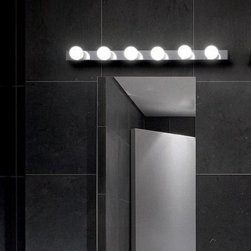 Ideal Lux - Nástěnné svítidlo PRIVE 6xE14/40W/230V lesklý chrom