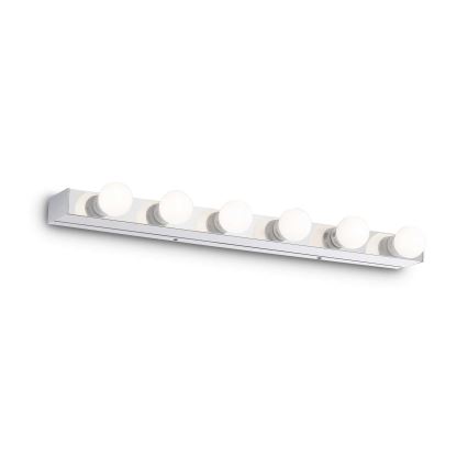 Ideal Lux - Nástěnné svítidlo PRIVE 6xE14/40W/230V lesklý chrom