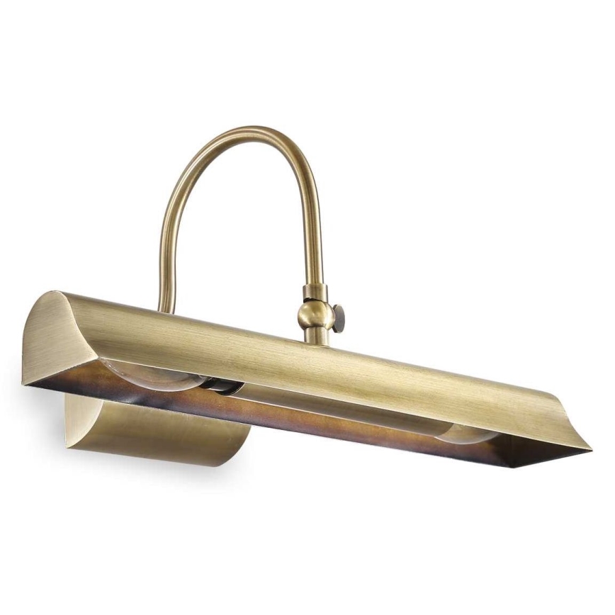 Ideal Lux - Obrazové svítidlo RETRO 2xE14/28W/230V mosaz