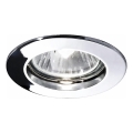 Ideal Lux - Podhledové svítidlo 1xGU10/50W/230V pr. 7,7 cm lesklý chrom