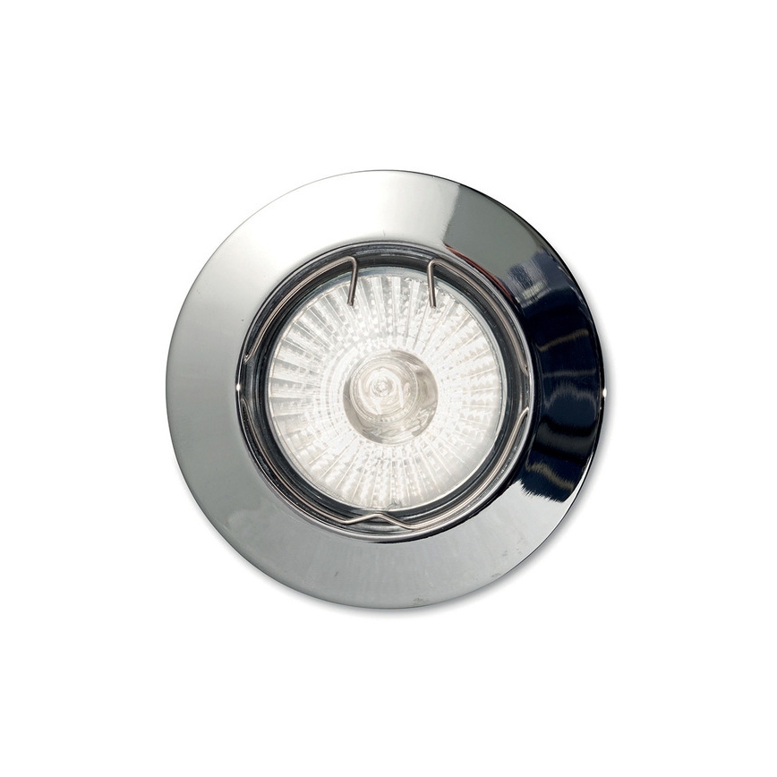 Ideal Lux - Podhledové svítidlo 1xGU10/50W/230V pr. 7,7 cm lesklý chrom