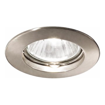 Ideal Lux - Podhledové svítidlo 1xGU10/50W/230V pr. 7,7 cm matný chrom
