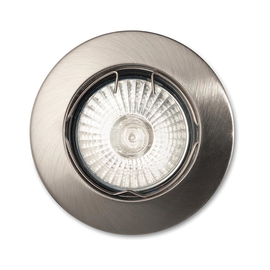 Ideal Lux - Podhledové svítidlo 1xGU10/50W/230V pr. 7,7 cm matný chrom