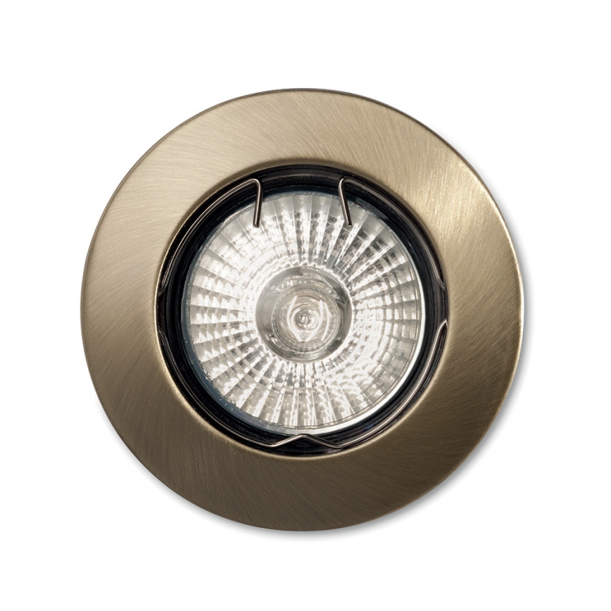 Ideal Lux - Podhledové svítidlo JAZZ 1xGU10/50W/230V bronz