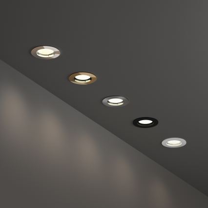 Ideal Lux - Podhledové svítidlo JAZZ 1xGU10/50W/230V pr. 7,7 cm lesklý chrom