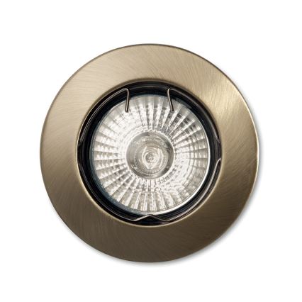Ideal Lux - SADA 3x Podhledové svítidlo JAZZ 1xGU10/50W/230V pr. 7,7 cm bronzová