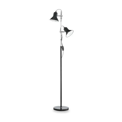 Ideal Lux - Stojací lampa 2xE27/60W/230V černá