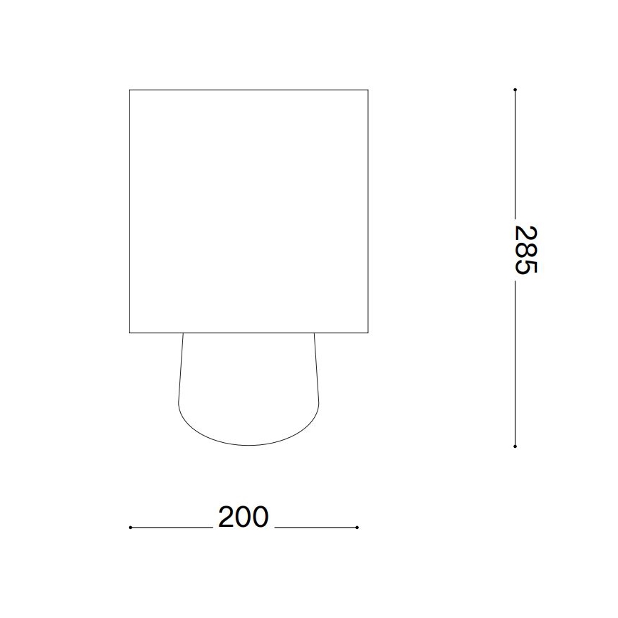 Ideal Lux - Stolní lampa KALI 1xE14/40W/230V krémová/béžová