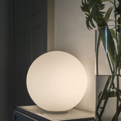Ideal Lux - Stolní lampa MAPA 1xE27/42W/230V pr. 20 cm bílá