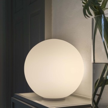 Ideal Lux - Stolní lampa MAPA 1xE27/42W/230V pr. 30 cm bílá