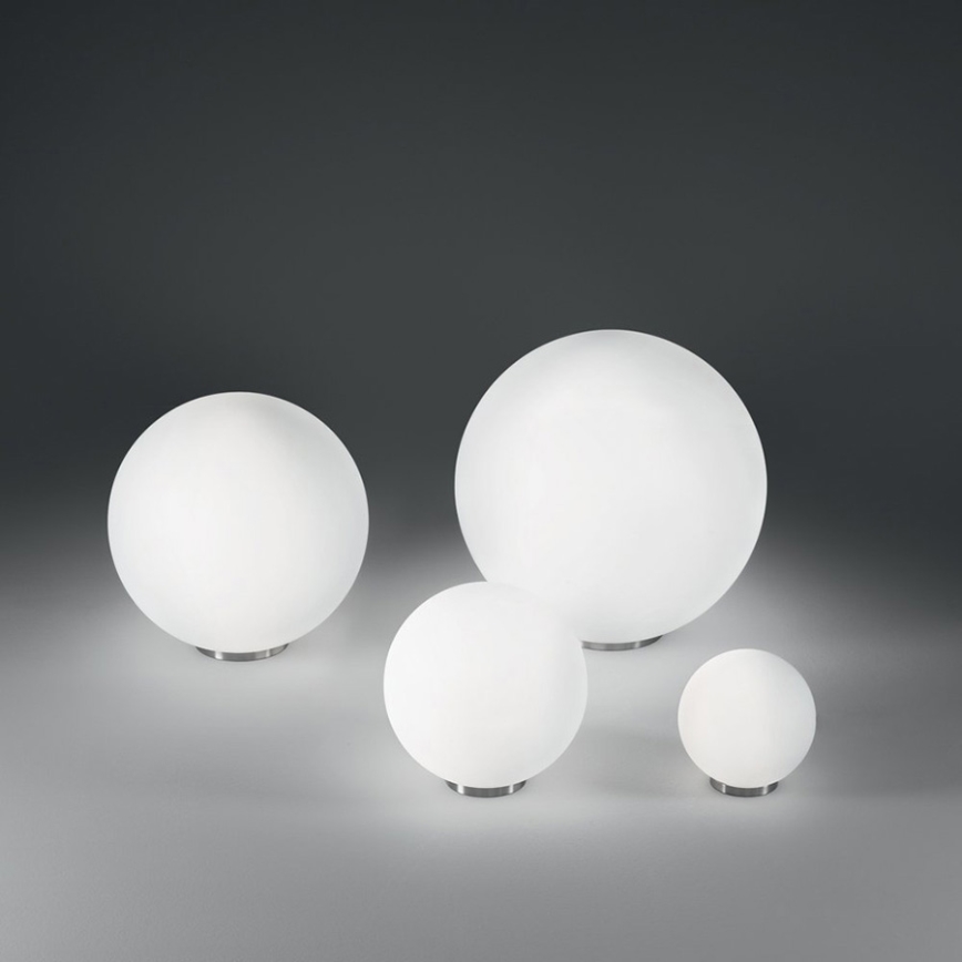 Ideal Lux - Stolní lampa MAPA 1xE27/42W/230V pr. 30 cm bílá