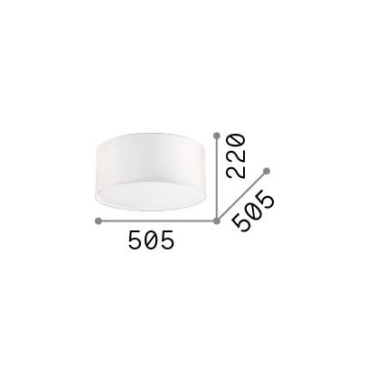 Ideal Lux - Stropní svítidlo 3xE27/60W/230V