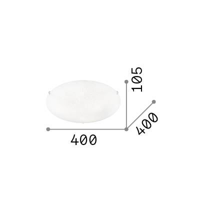 Ideal Lux - Stropní svítidlo 3xE27/60W/230V