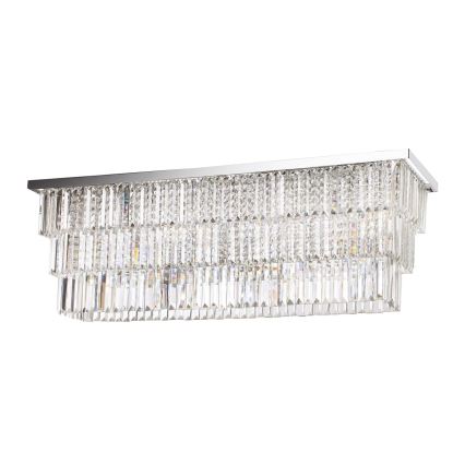 Ideal Lux - Stropní svítidlo MARTINEZ 8xE14/40W/230V lesklý chrom