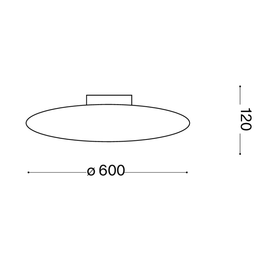 Ideal Lux - Stropní svítidlo SMARTIES 3xE27/42W/230V pr. 60 cm bílá