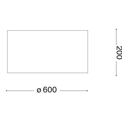 Ideal Lux - Stropní svítidlo WOODY 5xE27/60W/230V pr. 60 cm béžová