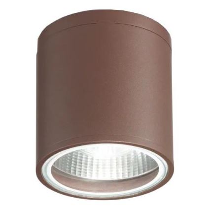 Ideal Lux - Venkovní bodové svítidlo GUN 1xGU10/28W/230V pr. 11 cm IP55 hnědá