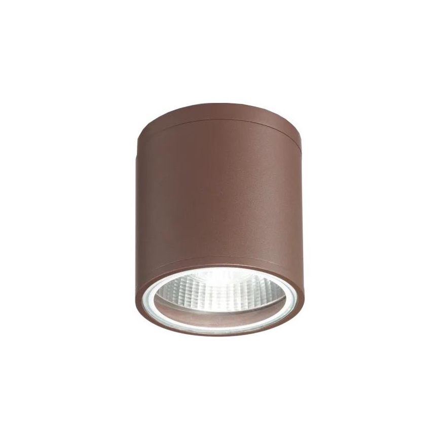 Ideal Lux - Venkovní bodové svítidlo GUN 1xGU10/28W/230V pr. 11 cm IP55 hnědá