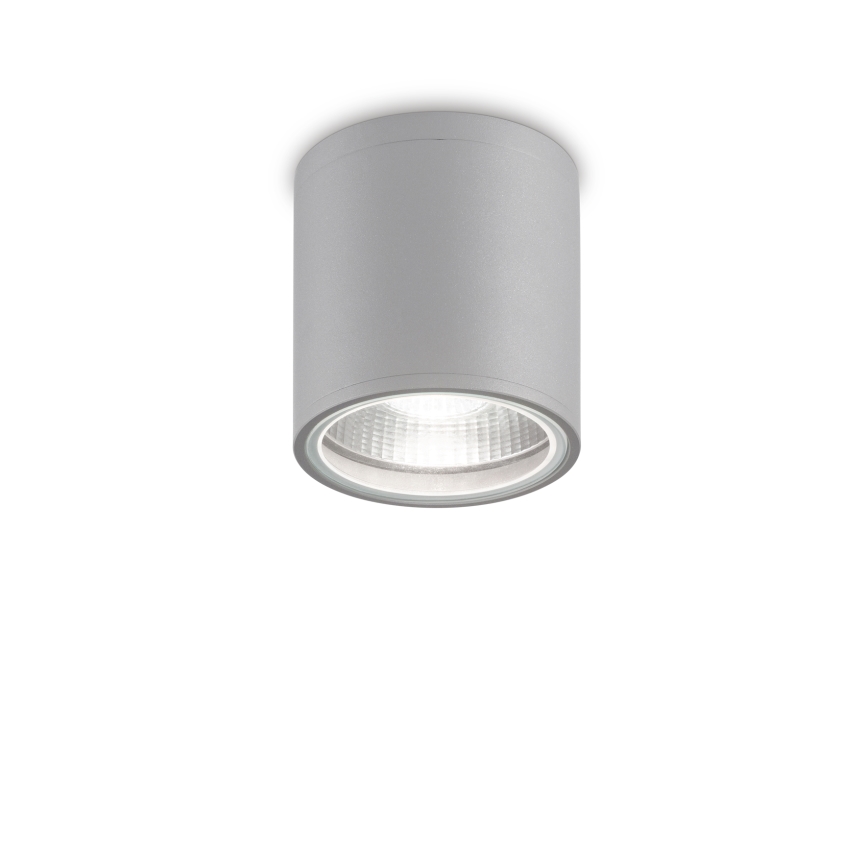 Ideal Lux - Venkovní bodové svítidlo GUN 1xGU10/28W/230V pr. 11 cm IP55 šedá