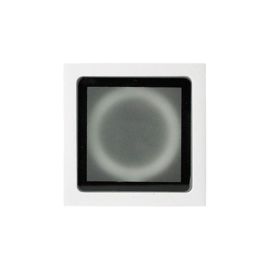 Ideal Lux - Venkovní bodové svítidlo TECHO 1xGU10/20W/230V 15x15 cm IP54 bílá