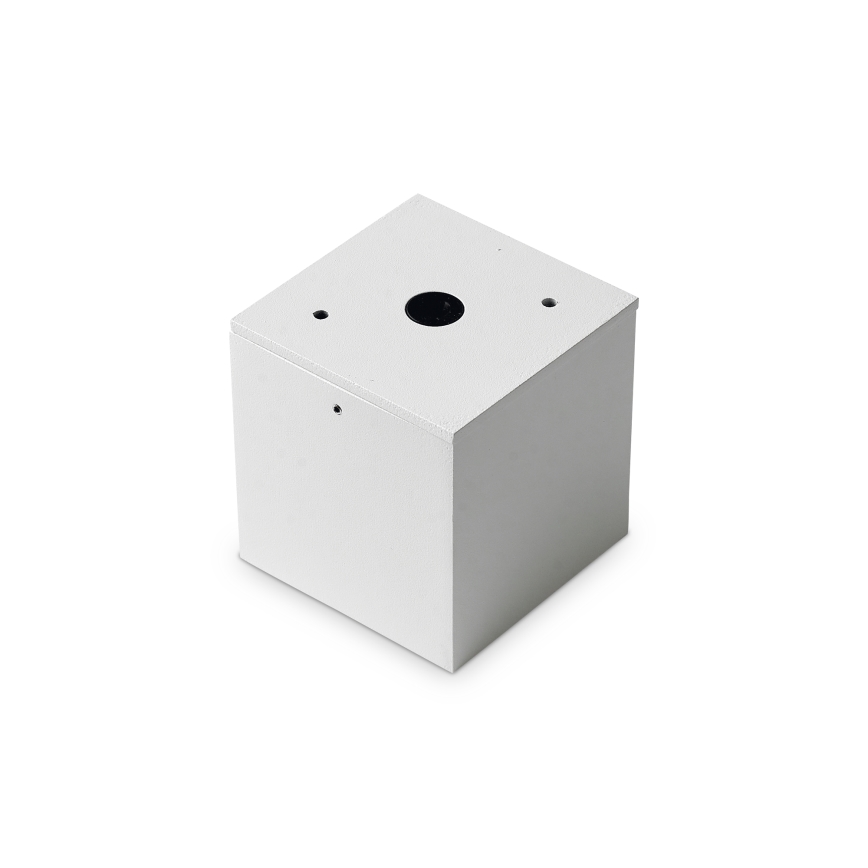 Ideal Lux - Venkovní bodové svítidlo TECHO 1xGU10/20W/230V 9x9 cm IP54 bílá