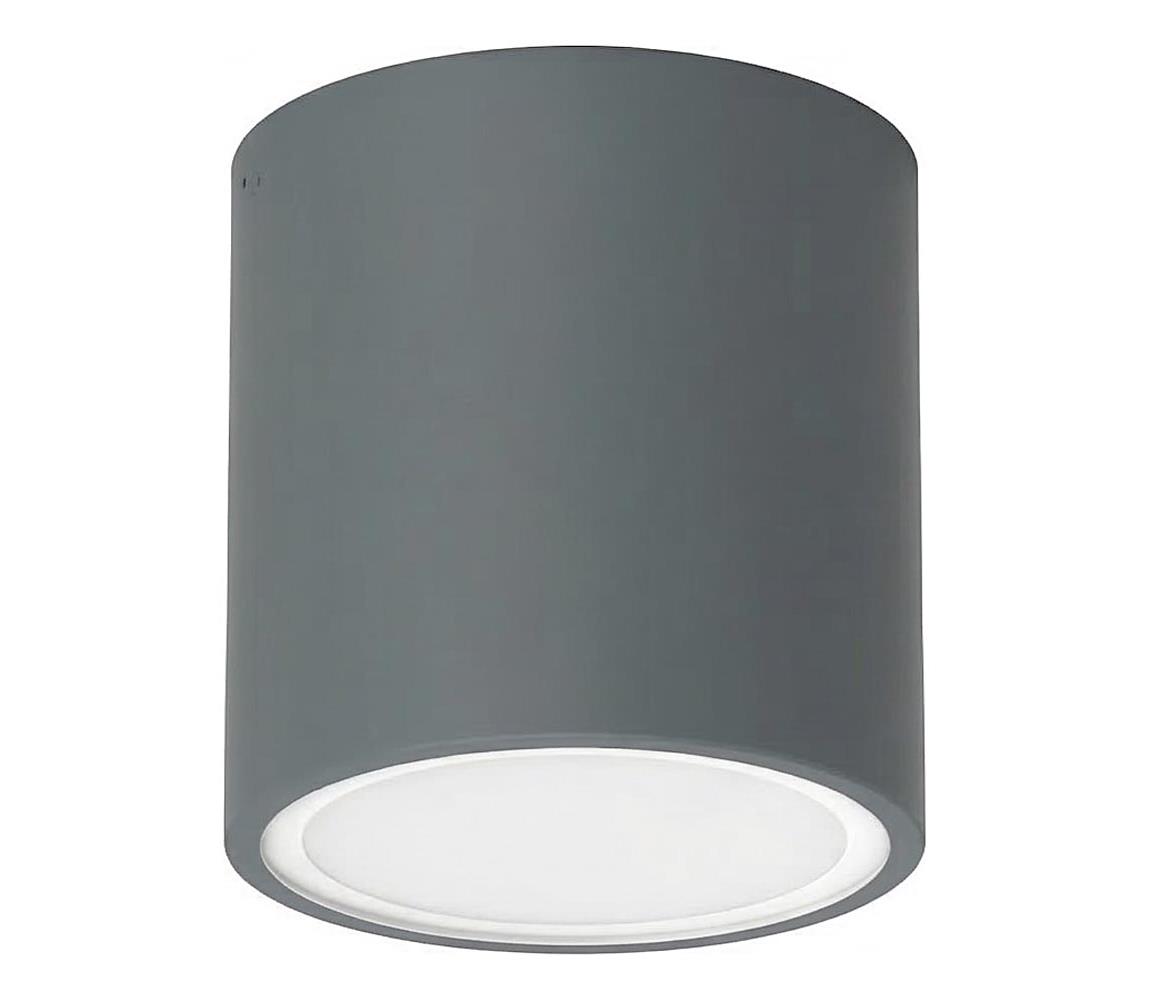 Ideal Lux - Venkovní bodové svítidlo TECHO 1xGU10/20W/230V pr. 9cm IP54 antracit 318110