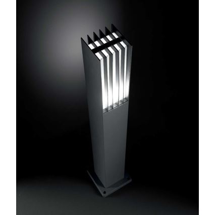 Ideal Lux - Venkovní lampa 1xE27/60W/230V šedá IP44