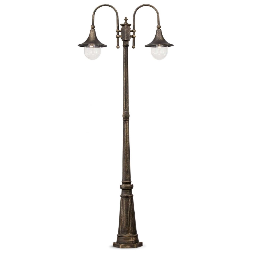 Ideal Lux - Venkovní lampa CIMA 2xE27/52W/230V 216 cm IP43 patina