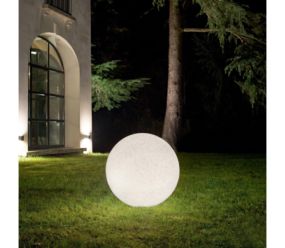 Ideal Lux - Venkovní lampa DORIS 1xE27/60W/230V pr. 30 cm IP44 šedá 214009