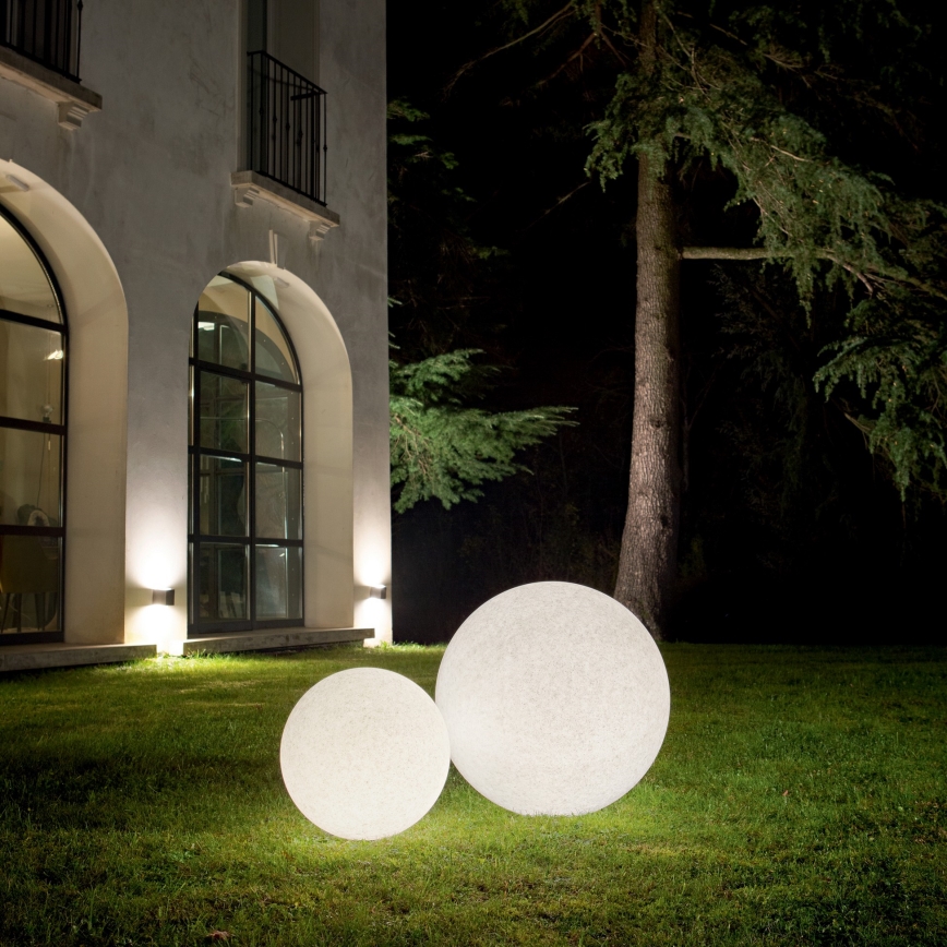 Ideal Lux - Venkovní lampa DORIS 1xE27/60W/230V pr. 48 cm IP44 šedá