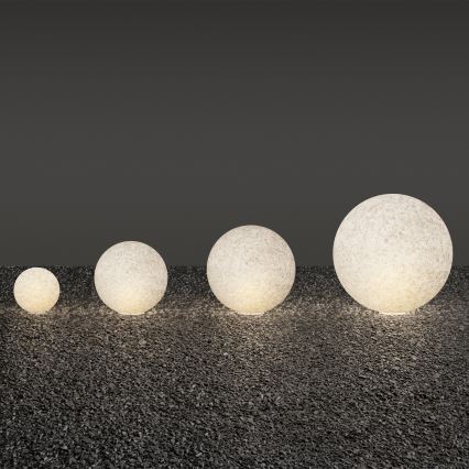 Ideal Lux - Venkovní lampa DORIS 1xE27/60W/230V pr. 58 cm IP44 šedá