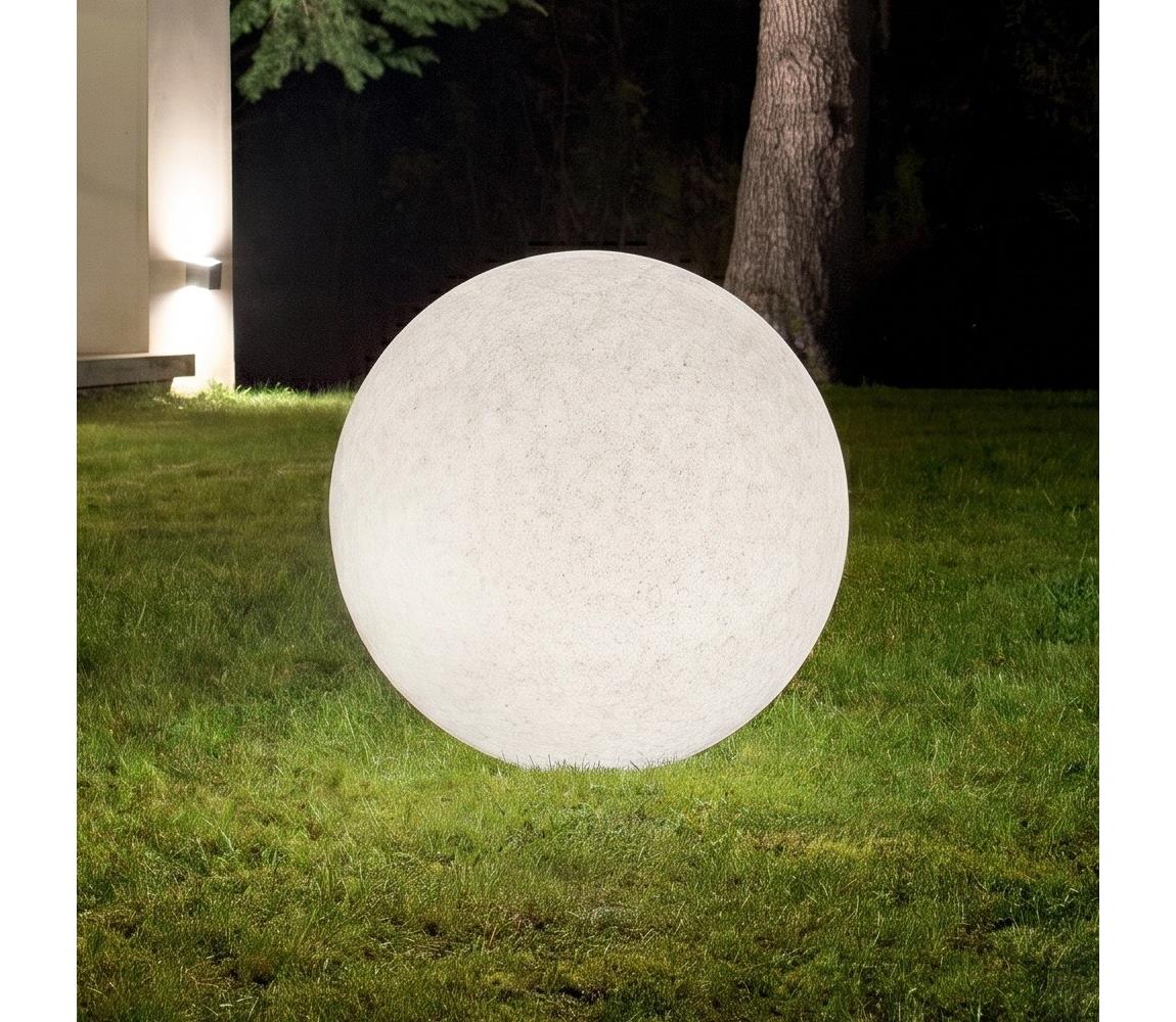 Ideal Lux - Venkovní lampa DORIS 1xE27/60W/230V pr. 78 cm IP44 šedá 195506