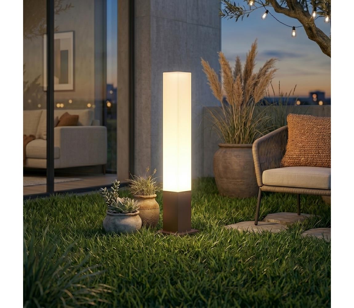 Ideal Lux - Venkovní lampa EDO OUTDOOR 1xGX53/15W/230V 79 cm IP65 hnědá 213088