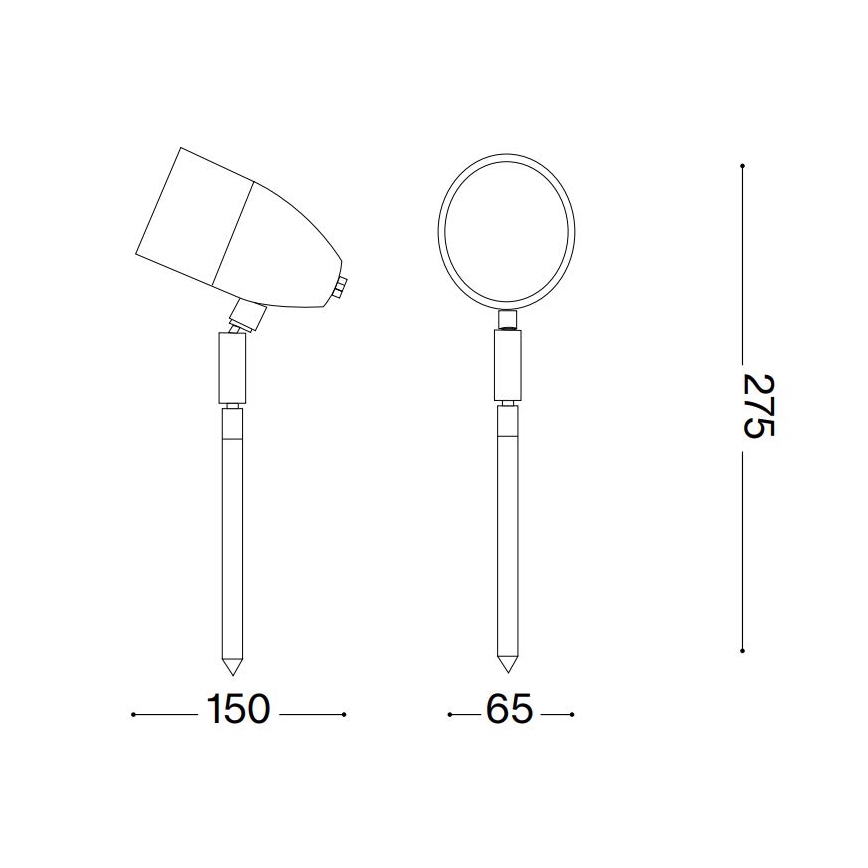 Ideal Lux - Venkovní lampa INSIDE 1xG9/15W/230V 27,5 cm IP54 černá