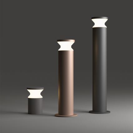 Ideal Lux - Venkovní lampa TORRE 1xE27/15W/230V 22 cm IP65 hnědá